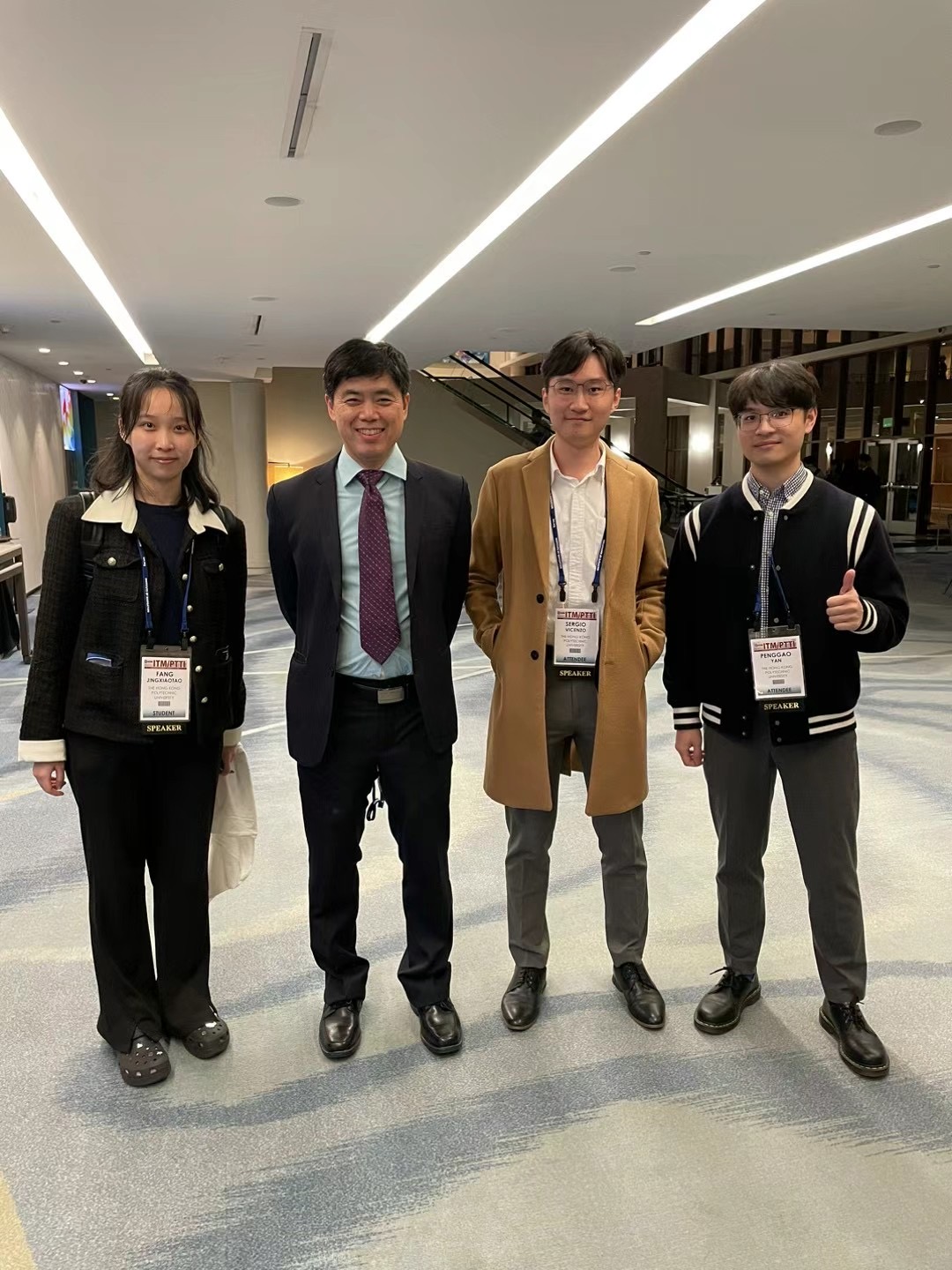 Penggao Yan with Dr. Sherman Lo at ION ITM 2024