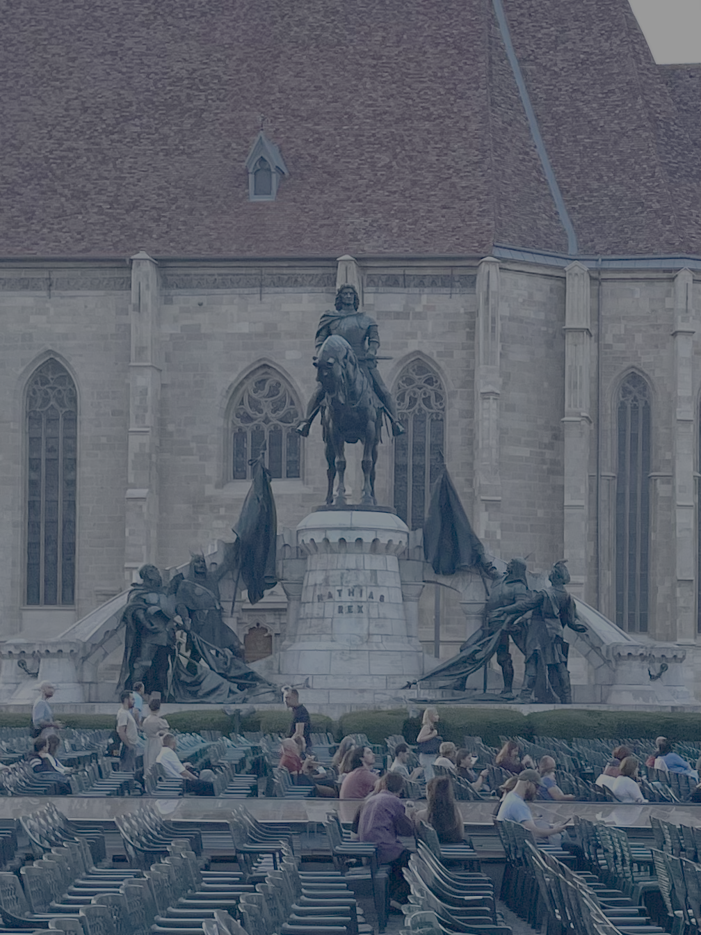 Matthias Corvinus Monument in Cluj-Napoca during IEEE IV 2025