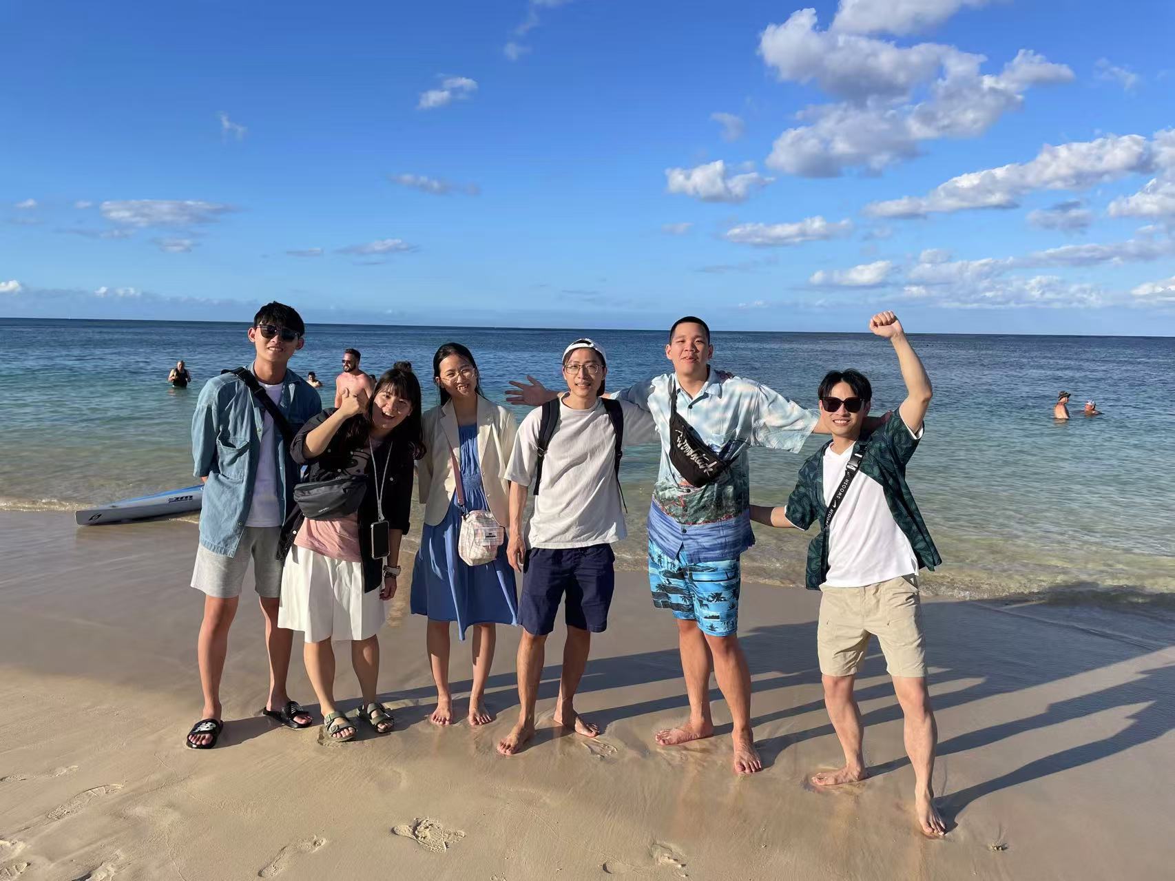 Penggao Yan with colleagues at Pacific PNT 2024